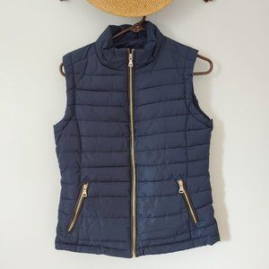 Navy Blue Vest womens small